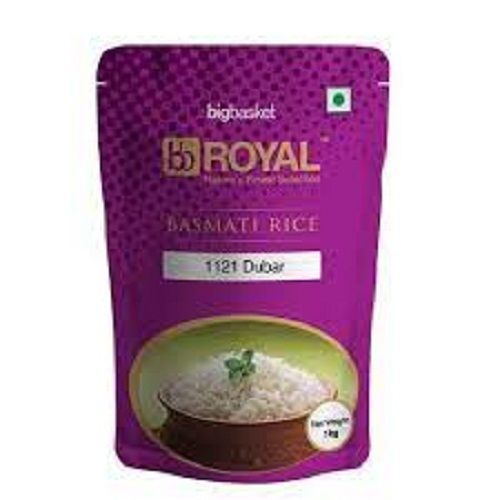 100 % Natural And Fresh Rich In Aroma Long Grain Royal 1121 White Basmati Rice Admixture (%): 5%