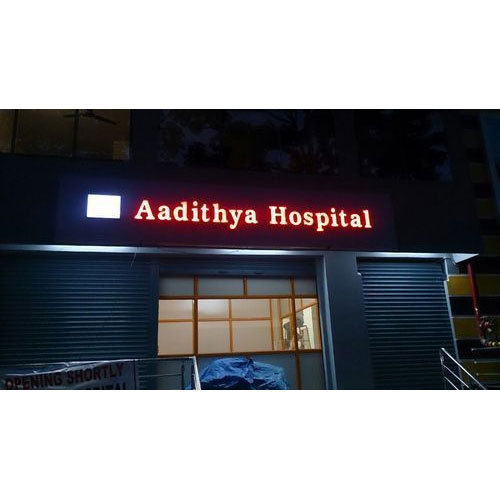 Acrylic Rectangular Shape 220 Volt Led Display Board Used In Hospital And Shop Application: Office