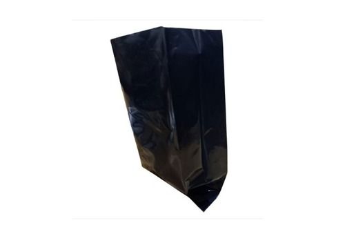 Black Rectangular Hdpe Nursery Bag, Dimension Size 12x14 Inch