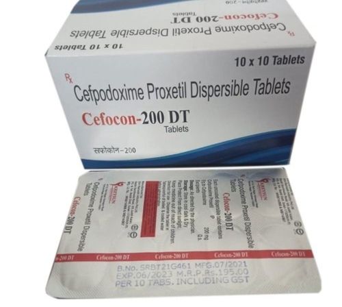 Cefocon 200 Dt Tablets, 10x10 Pack