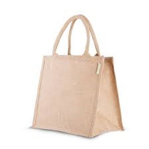 Eco Friendly Biodegradable And Lightweight Plain Jute Promotion Bags For Shopping