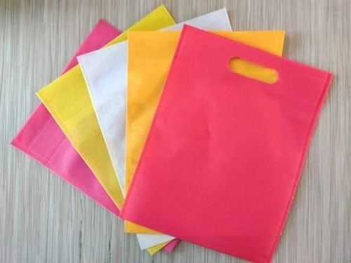 With Handle Eco Friendly Biodegradable, Lightweight And Multiple Color Non Woven Bag