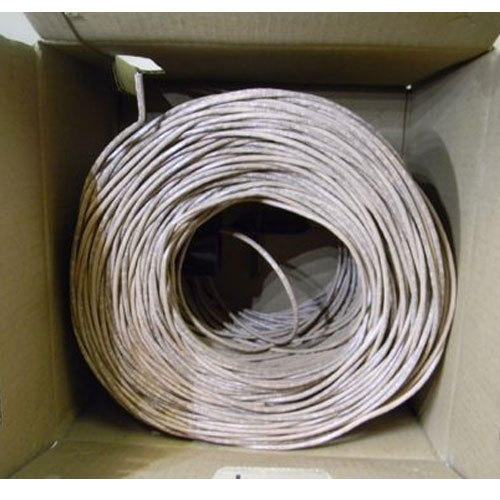 White Heat Resistant Shock Proof Electric Wiring Cable For Homes And Industries