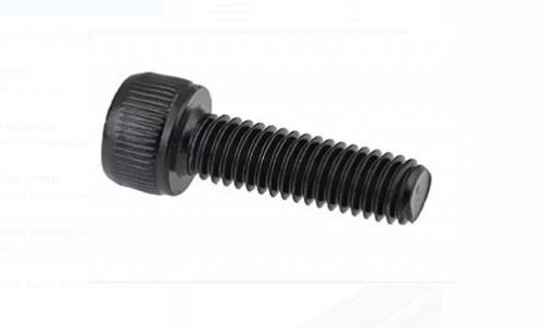 Black High Tensile Bolt For High Stress Fastening Applications With 5 Inch Size And Mild Steel Materials