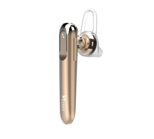 Light Weight Waterproof And Stylish Golden Bluetooth Headset With 5.0 Bluetooth Version Body Material: Plastic