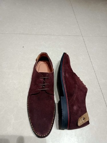 पुरुषों के लिए आरामदायक हल्के वज़न और डिज़ाइनर पार्टी वियर लेदर ब्राउन शूज़