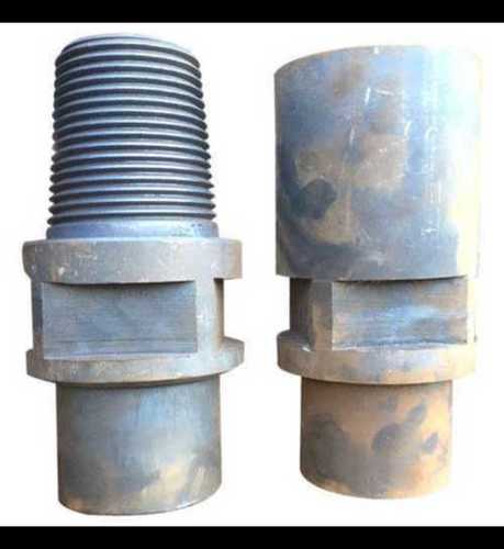 मेटल माइल्ड स्टील बोरवेल ड्रिलिंग मशीन स्पेयर, राउंड शेप और ग्रे कलर