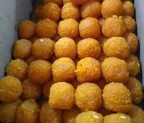 Mouth Watering Delicious Healthy Fresh Tasty Sweet Round Yellow Boondi Ladoo