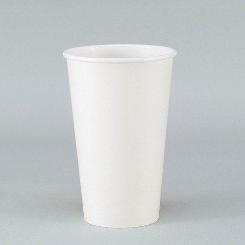 Eco Friendly Disposable White Plain Large Paper Tea And Coffee Cups For Events