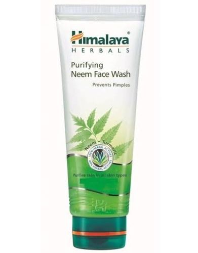 Rejuvenate Skin With Skin Brightening Agents Herbal Himalaya Purifying Neem Face Wash Color Code: Light Green