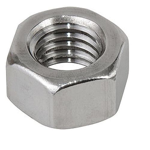 Rust Proof 500g Silver Stainless Steel Polished Hex Nuts For Industrial Use