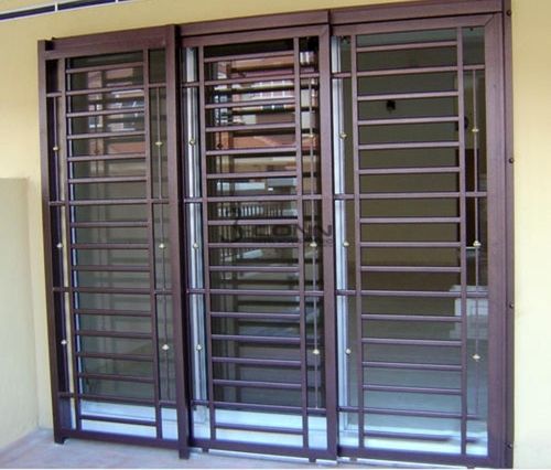 Strong Aluminium Sliding Door Frame For Balcony, Kitchen And Office Use