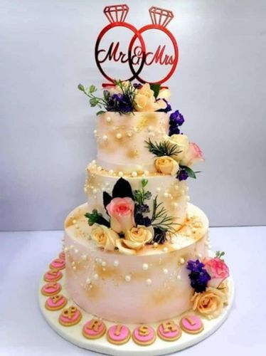 7kg Royal Blue Step Cake for a Wedding Couple | Happyoi | Cake |