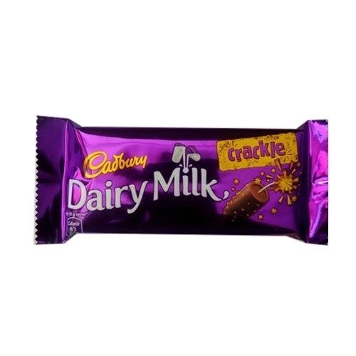 Brown 40 Gram, A Grade Sweet And Delicious Dairy Milk Crackle Chocolate 