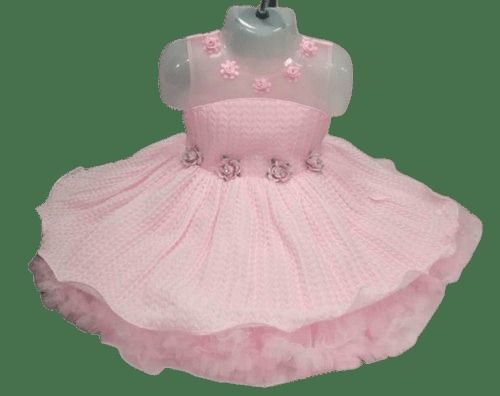 Adorable Unicorn Sleeveless Traditional Designer Princess Girls Frocks