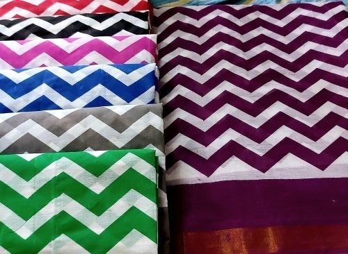 Multicolors Comfortable And Washable Printed Cotton Saree For Women