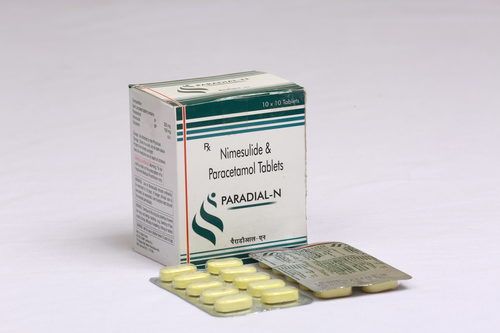 Paradial-n Nimesulide And Paracetamol Tablet, 10x10 Blister Pack