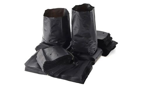 Black Plastic Uv Protected Poly Grow Nursery Plant Bags