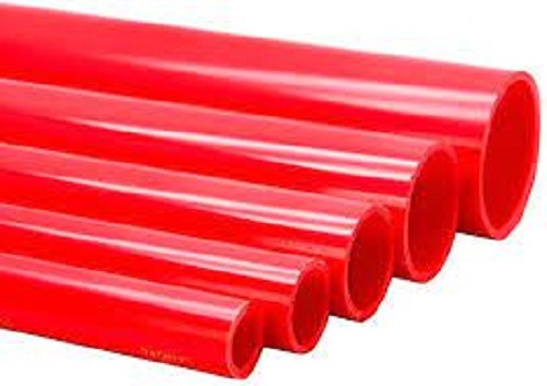 Red Color Pvc Plastic Pipe