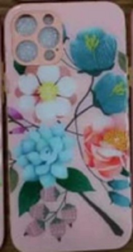 Stylish Floral Printed Mobile Back Cover - Durable Plastic, Slim Fit with Scratch Protection in Pink