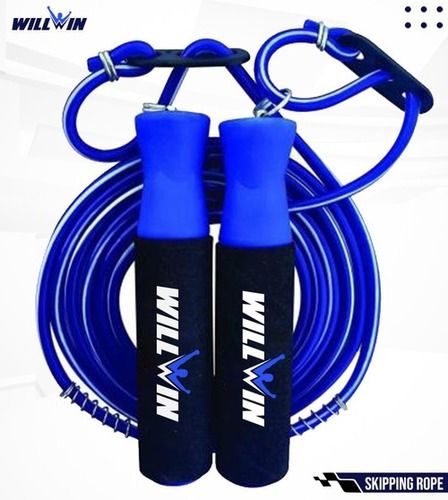 Blue Will Win Exercise Workout And Weight Loss Skipping Rope Bule Color For Men And Women