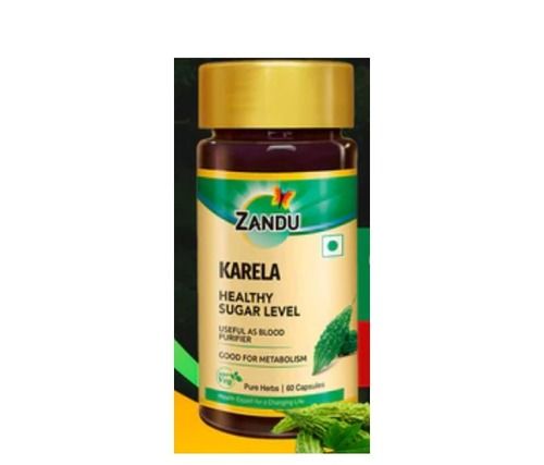 Zandu Karela Bottle 60 Capsules, Helps To Maintain Your Sugar Level