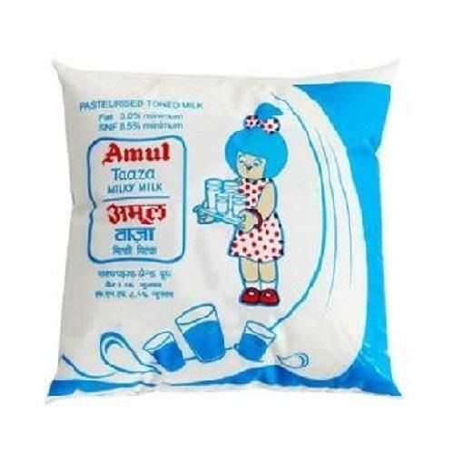 500 Gram 100% Pure Fresh And Natural White Amul Milk 3.0 Gram Fat  Age Group: Children