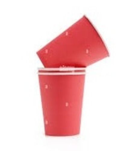 80ml Plain Red Paper Disposable Coffee Cup For Events Pack Of 100 Pcs