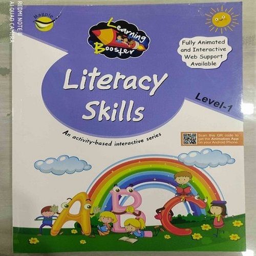 Attractive Printed Educational Learning Booster Literacy Skill Alphabet Book For Kids