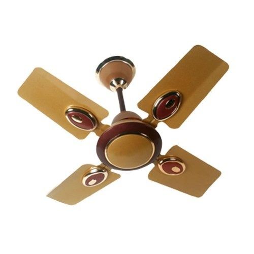 Brown Color Ceiling Fan Fast Cooling 300 Rpm Fan Speed Aluminum Blade Material  Blade Diameter: 740 Millimeter (Mm)