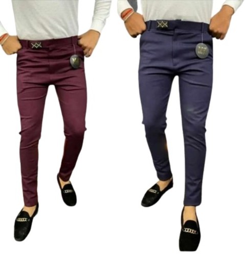 Buy Ezee Sleeves Mens Denim Lycra Blend Solid Regular Fit Cargo Pant Trouser with Large Size Pocket Regular Stretchable Wear Suitable for  OfficeOutdoorTravellingwith Expandable Waist Blue L at Amazonin