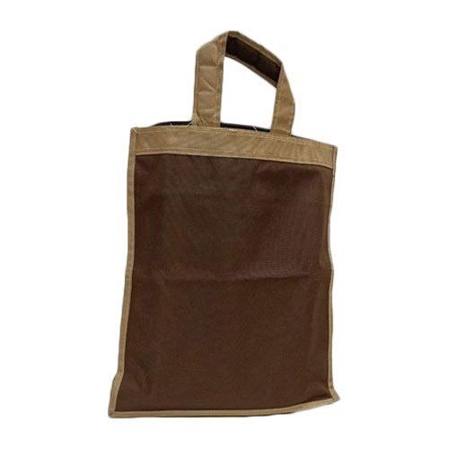 Eco Friendly And Good Quality Plain Brown Loop Non Woven Jute Reusable Bags  Size: 4-8 Inch