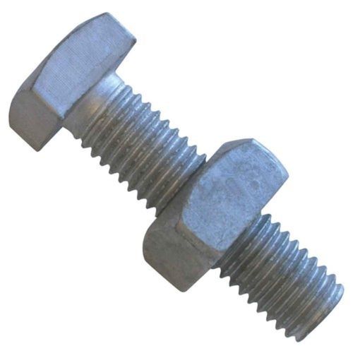 Highly Durable Corrosion Resistance High Strength Silver Mild Steel Square Neck Bolt Diameter: 2.652 Inch (In)