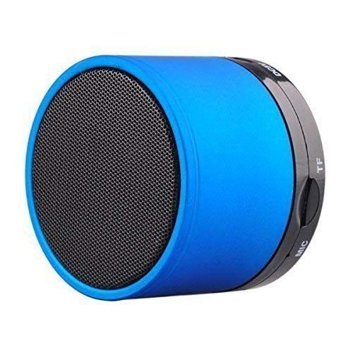 Portable And Clear Sound Drum Stone Blue Color Wireless Bluetooth Speaker