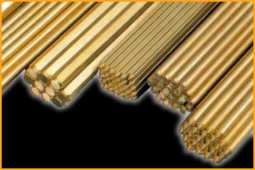 Golden Round Cold Rolled Brass Rod For Industrial Usage, 10 Mm To 125 Mm Size