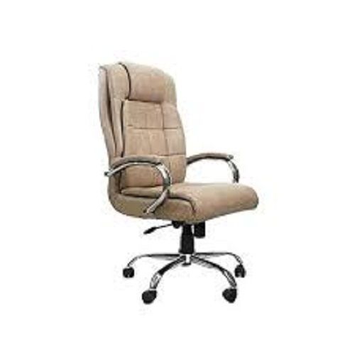 Machine Made Back Support Durable Fabric Armrests And Ergonomic Leatherette Padded Office Chair