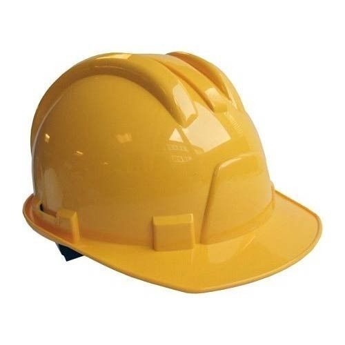 Yellow Lightweight Durable And Head Protected Fire Safety Helmet