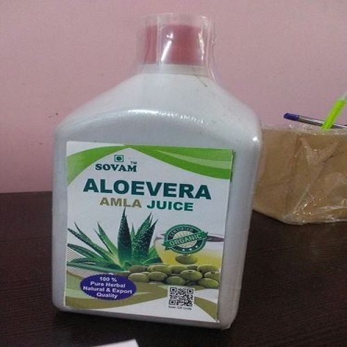 100% Natural And No Added Sugar Or Preservatives Herbal Aloe Vera Amla Juice