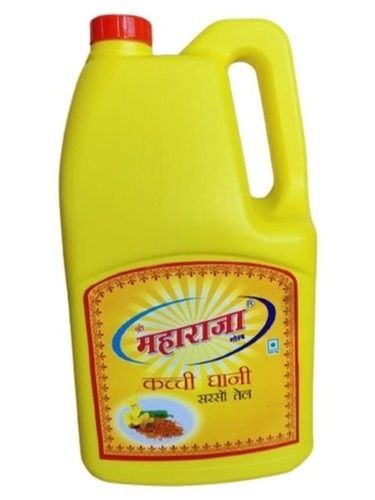 5 L 100% Pure Fresh And Natural Tangy Taste Maharaja Gold Kachi Ghani Mustard Oil 