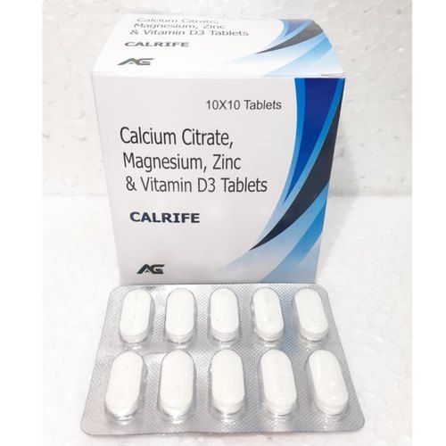 Calrief Calcium Magnesium Zinc And Vitamin D3 Tablet