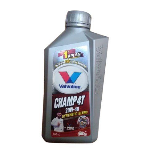 Black Champ 4T Valvoline Turbo Lubricant Oil, Comes In 900 Ml Bottle, Protect Your Vehicle From Any Wear And Tear