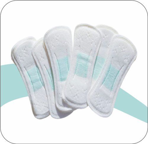 Eco Friendly White Cotton Disposable Sanitary Pads for Ladies