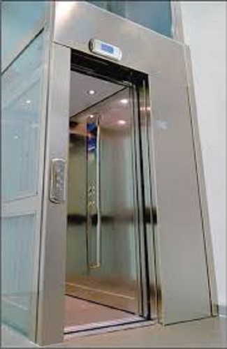Gargi स्टेनलेस स्टील और ग्लास मशीन रूमलेस लिफ्ट आधुनिक और स्टाइलिश स्लीक लोड क्षमता: 1500 किलोग्राम (Kg)