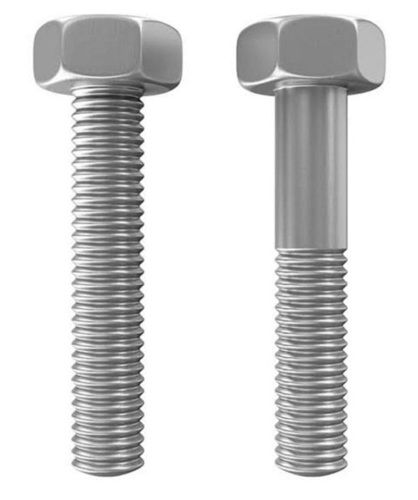 High Strength And Corrosion Resistance Silver Mild Steel Hex Bolt For Construction Use