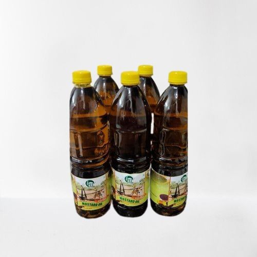 Hygienically Packed 1 L 100% Pure Fresh And Natural Premium Quality Khachi Ghani Mustard Oil 