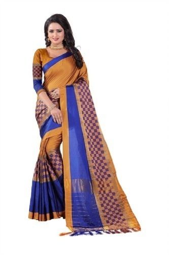 Ladies Skin Friendly Elegant And Comfortable Multi Color Printed Silk Saree