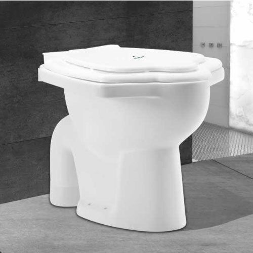 Ceramic Long Durable Creamy Finished White Floor Mount Western Toilet Sanitary Ware