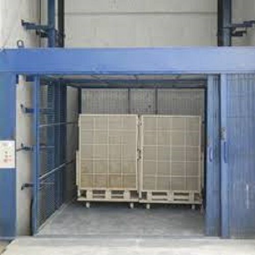 Stainless Steel Modern And Stylish Sleek Design Hydraulic Goods Lift, Capacity 500 Kgs To 40 Tons 