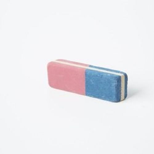 Premium Grade Rectangular Shape Rubber Material Made Normal Size Dust Free Eraser