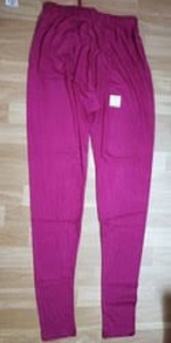 Super High Waisted Cotton Leggings - Customized Size, Purple Color | Breathable, Quick Dry, Flexible Fit, Casual Style